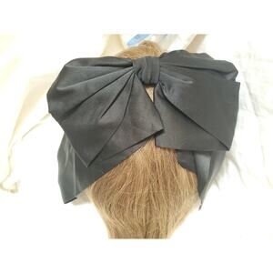 Night X By Jill Buck Black Silk Everyday Bow